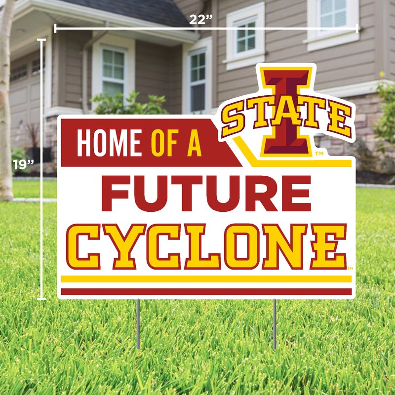 Iowa State Cyclones "Home of a Future Cyclone" Lawn Sign