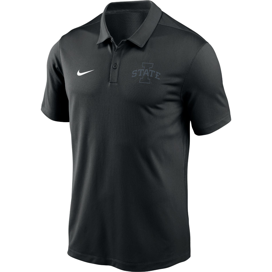 Iowa State Cyclones Nike Black Out Victory Polo
