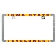 Iowa State Cyclones Gold I-State Slim License Plate Frame