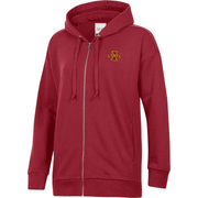 Iowa State Cyclones Women's Red Full Zip Hoodie