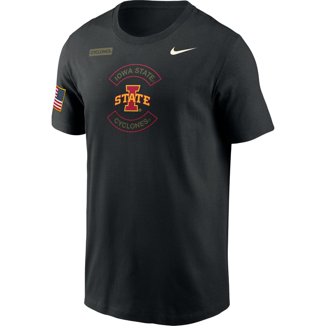 Iowa State Cyclones Nike Military Dri-Fit Short Sleeve T-Shirt