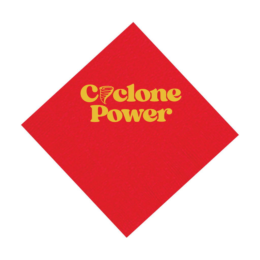 Iowa State Cyclones Red 3-Ply Napkins - Set of 25