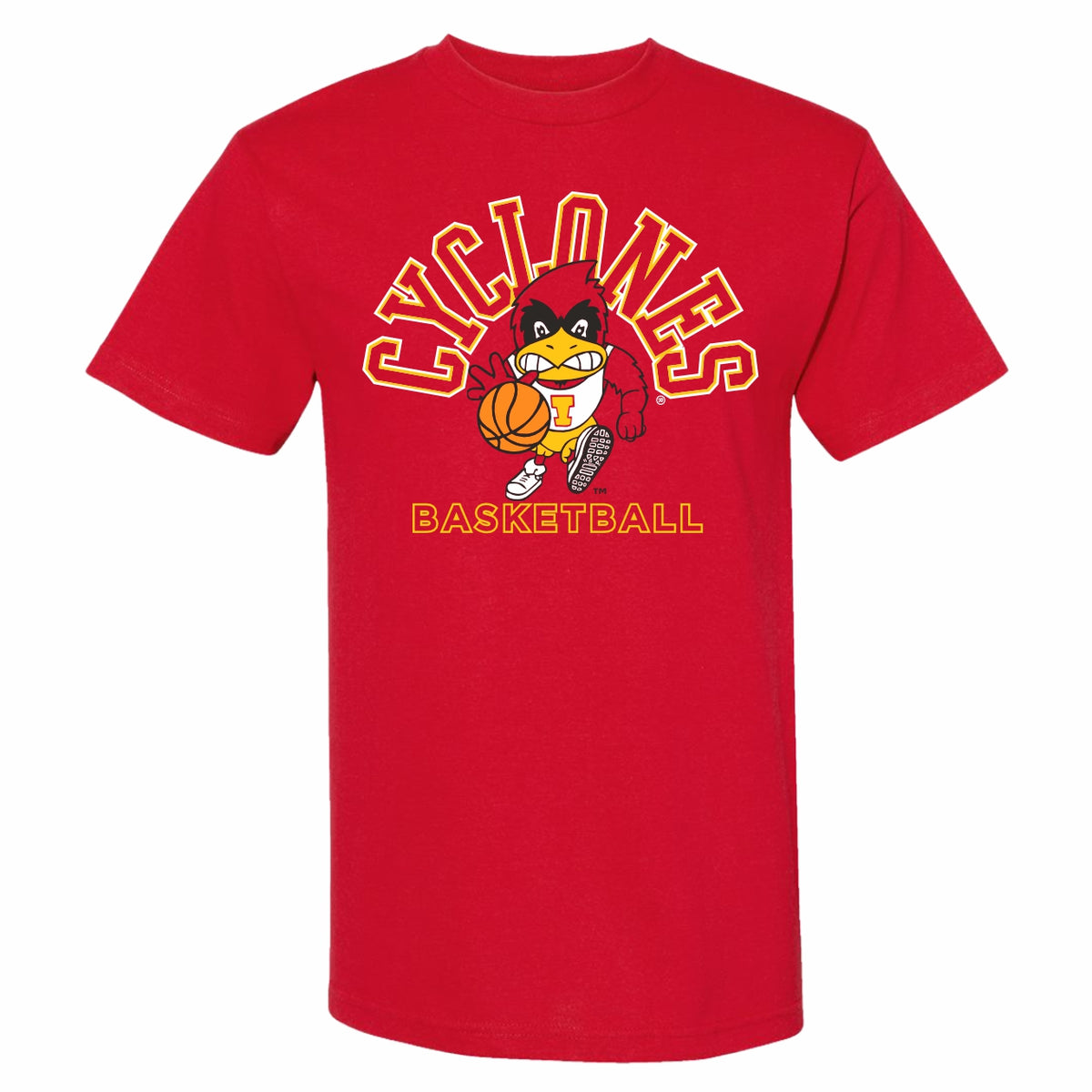 Iowa State Cyclones Sport Drop Basketball Cy Short Sleeve Tee