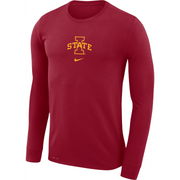 Iowa State Cyclones Basketball Nike Red Long Sleeve T-Shirt
