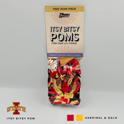 Iowa State Pom Set Red/Gold